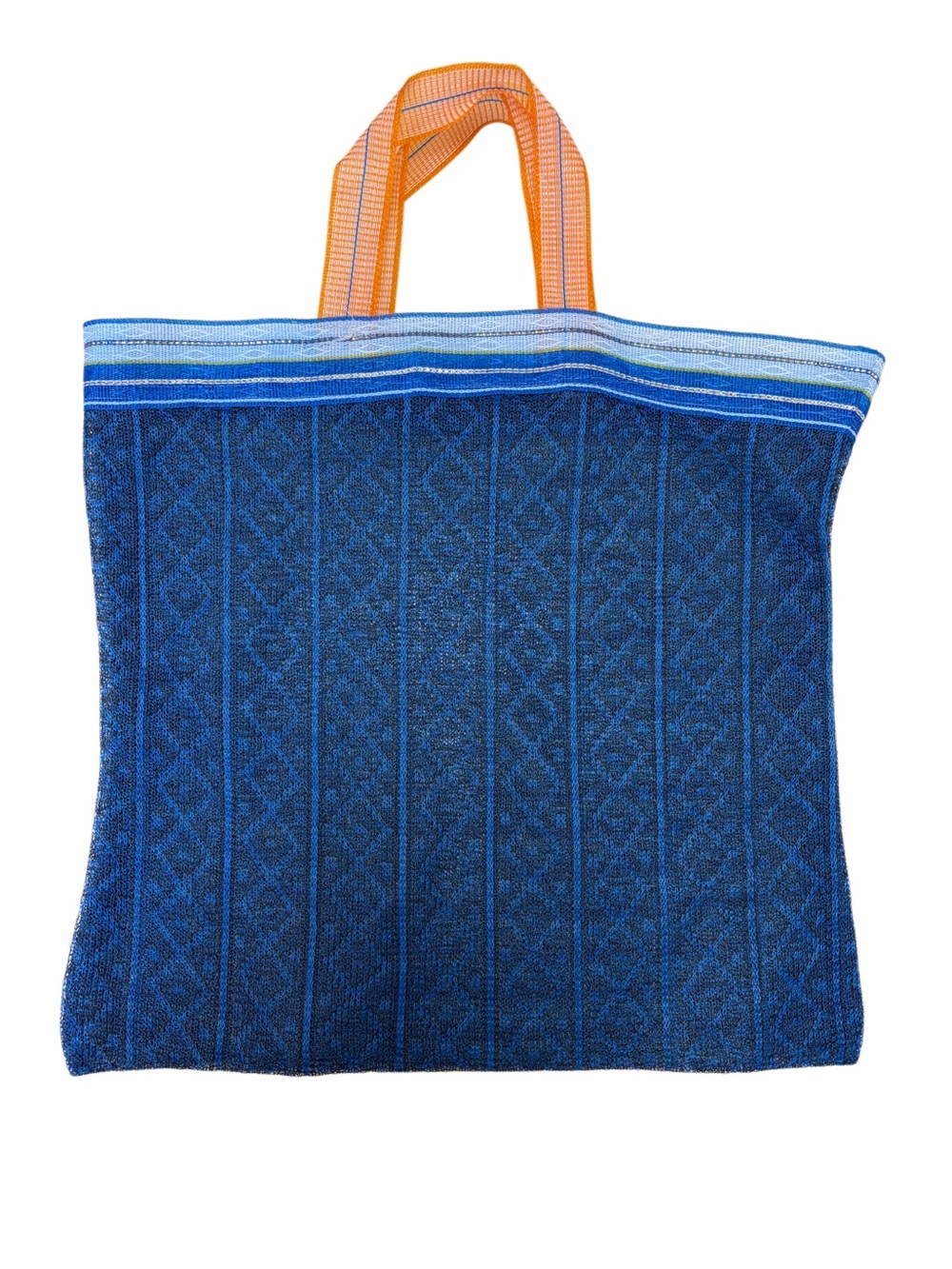 NWOT Small Blue Mesh Bag